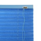 Штора плиссе, размер 50х160, цвет синий - Фото 3