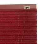 Штора плиссе 70х160, цвет бордо - Фото 3