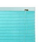 Штора плиссе, размер 70х160, цвет голубой - Фото 3