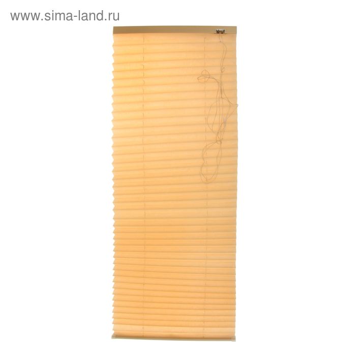 Штора плиссе, размер 160х160, цвет персик - Фото 1