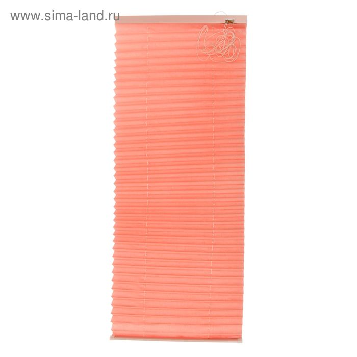 Штора плиссе, размер 160х160, цвет розовый - Фото 1