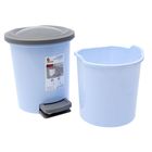 Ведро для мусора с педалью, 6 л, МИКС - Фото 3