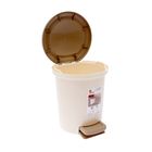 Ведро для мусора с педалью, 6 л, МИКС - Фото 5