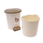 Ведро для мусора с педалью, 6 л, МИКС - Фото 6