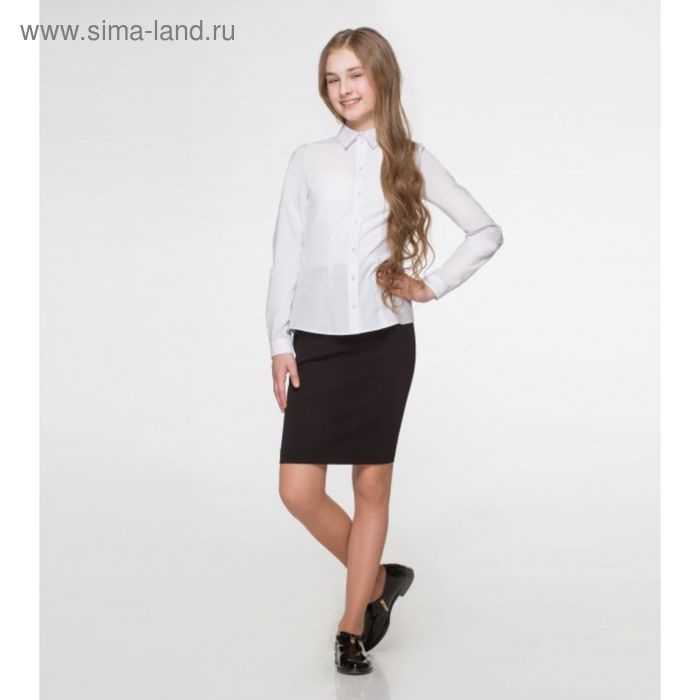 Блузка для девочки, рост 152 см (38), цвет белый 213341 - Фото 1