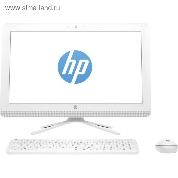 Моноблок HP 22-b044ur 21.5" Full HD i3 6100U/1Tb/Windows 10/клавиатура/мышь/белый 1920x1080   238686 - Фото 1