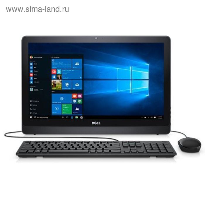 Моноблок Dell Inspiron 3264 21.5" Full HD i3 7100U (2.4)/4Gb/1Tb/Linux/черный/1920x1080 - Фото 1