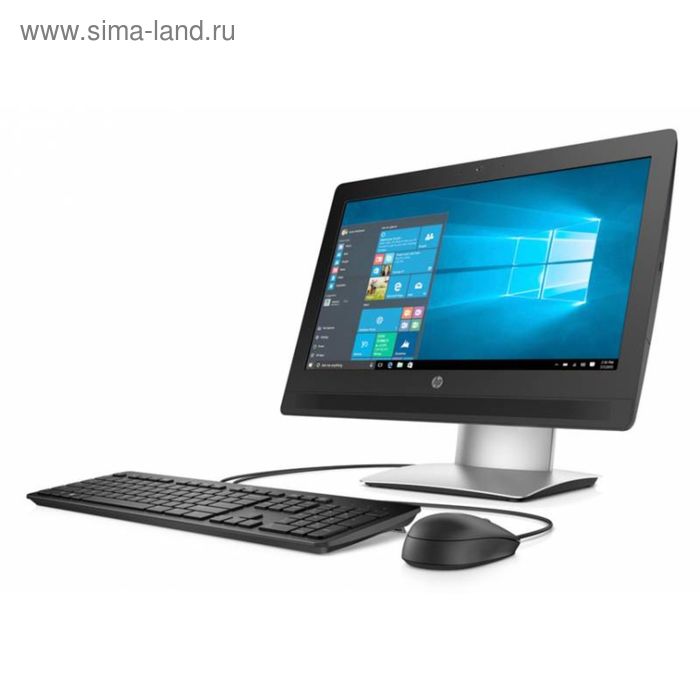 Моноблок HP ProOne 400 G2 20"  i3 6100T (3.2)500Gb/Windows 10/клав/мышь/Cam/черный 1600x900   238686 - Фото 1