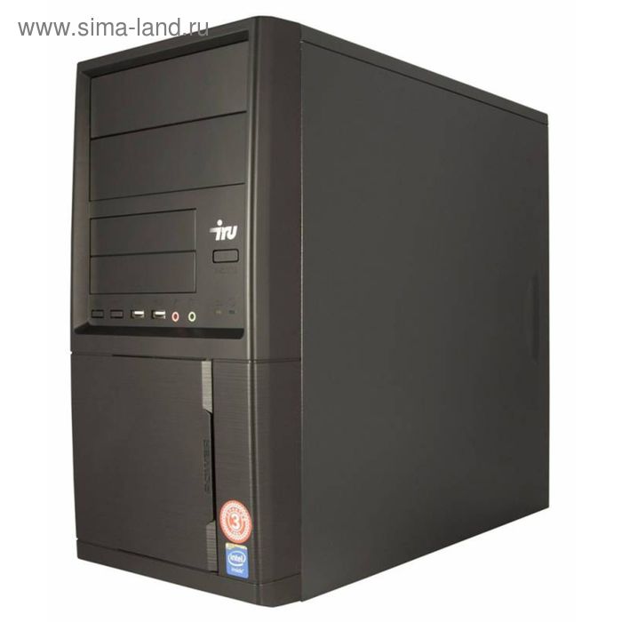 Компьютер IRU Office 110 MT P,J4205,4Gb,500Gb,HDG505,Free DOS,черный - Фото 1