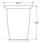 Колба туалетного ерша , матовое стекло, ARTWELLE - Фото 2