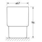 Стакан, матовое стекло, ARTWELLE - Фото 2