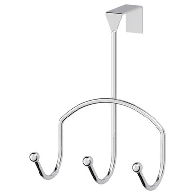 Крючок навесной тройной, хром