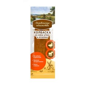 Мини колбаски "Деревенские лакомства" для собак, из мяса ягненка и утки, 8 г 2387269