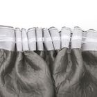 Штора портьерная Тергалет 140х260 см, цвет серый, 100% полиэстер - Фото 4