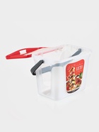 Контейнер для шашлыка c ручкой BEROSSI Leto, 6 л, пластик, прозрачный, крышка красная - Фото 5