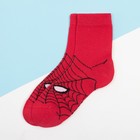 Носки детские «Человек Паук», цвет красный, 18-20 см - Фото 2