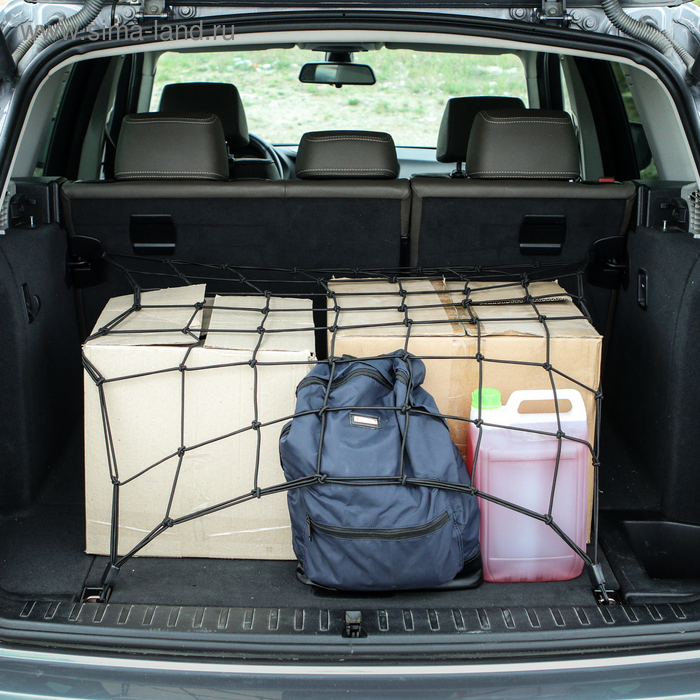 Сетка багажная для крепления груза Nevod, усиленная, 75х75 см - Фото 1