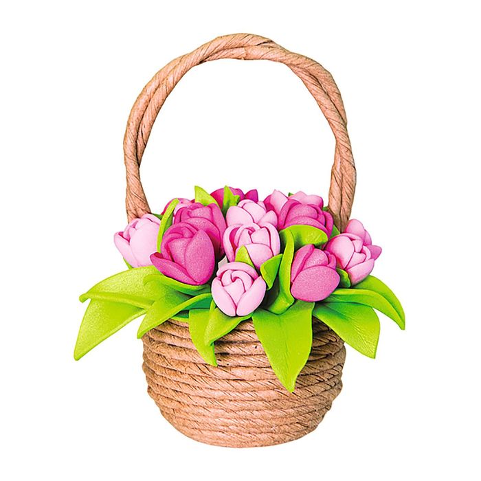 Набор для творчества «Тюльпаны в корзинке» - фото 1905405321