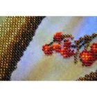 Набор для вышивки бисером на натуральном художественном холсте «Рябиновый багрянец» - Фото 5
