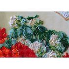 Набор для вышивки бисером на натуральном художественном холсте «Маки и бульденеж» - Фото 5