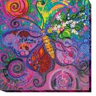 Набор для вышивки бисером на натуральном художественном холсте «Полет бабочки» - Фото 1