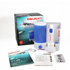 Ирригатор полости рта Aquajet LD-А7, стационарный, 500 мл, 4 режима, 4 насадки, бело-голубой - Фото 5