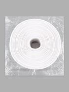 Лента атласная, 100 мм, 100±5 м, белая - Фото 5