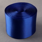 Лента атласная, 100 мм × 100 ± 5 м, цвет синий - Фото 2