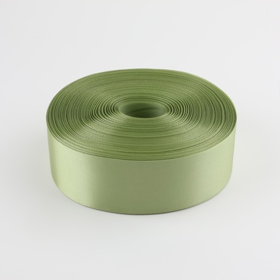Лента атласная, 50 мм, 100±5 м, нежно-зелёная
