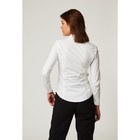 Рубашка женская с рельефами, размер 40, белый, хлопок 100% - Фото 4