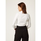 Рубашка женская с рельефами, размер 40, белый, хлопок 100% - Фото 7
