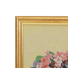 Гобеленовая картина "Фиалки"  28х22 см рамка микс - Фото 2