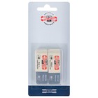 Набор ластиков 2 штуки Koh-I-Noor Sanpearl 6541/40, комбинированный, каучук, блистер - Фото 1