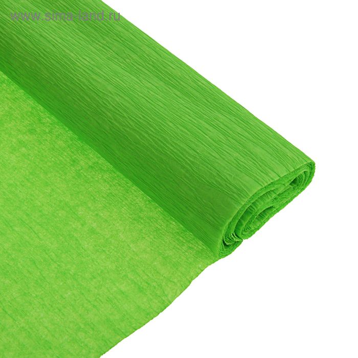 Бумага креповая поделочная гофро Koh-I-Noor 50 x 200 см 9755/17 светло-зелёный, в рулоне - Фото 1