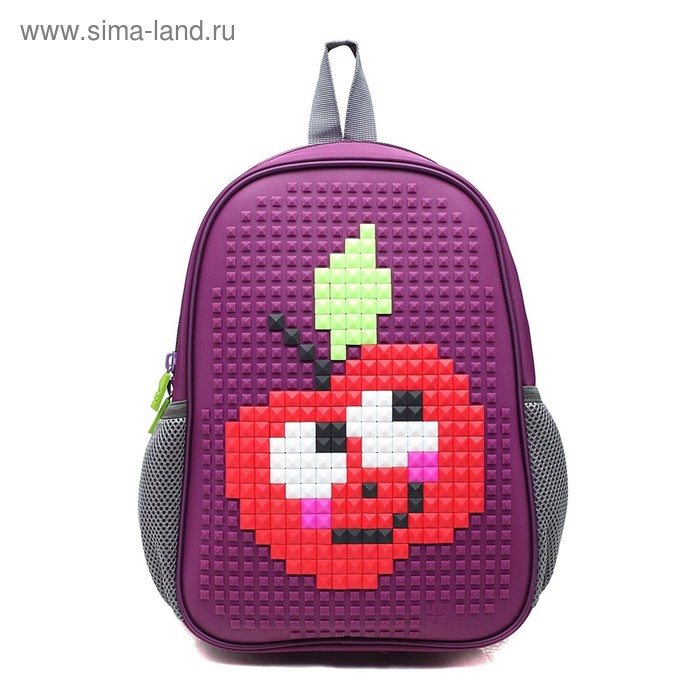 Рюкзак школьный Пиксель 4ALL Case Mini 35*24*12 см RC61-02N, фиолетовый - Фото 1