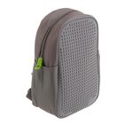 Рюкзак школьный Пиксель 4ALL Case Mini 35*24*12 см RC61-05N, серый - Фото 2