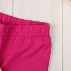 Комплект для девочки (блузка, бриджи), рост 80 см, цвет фуксия/розовый Л607_М - Фото 8