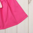 Комплект для девочки (блузка, юбка), рост 98 см, цвет фуксия/розовый Л628 - Фото 6