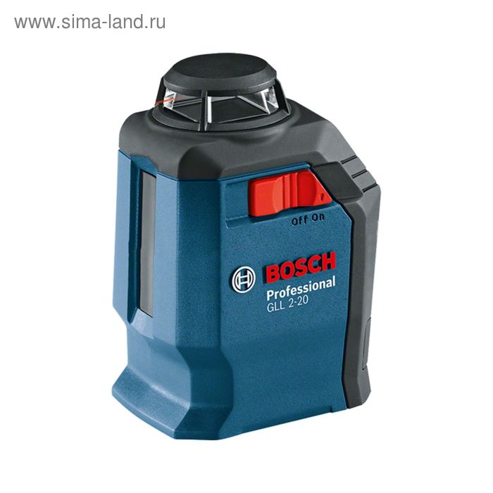 Нивелир лазерный Bosch GLL 2-20 (0601063J00), IP54, ± 0.4 мм/м, 20 м, креп. BM3, кейс - Фото 1
