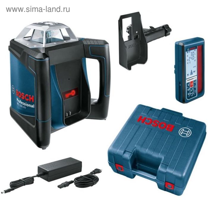 Нивелир ротационный Bosch GRL 500HV (0601061B00), 1 луч, до 500 м, IP56 - Фото 1