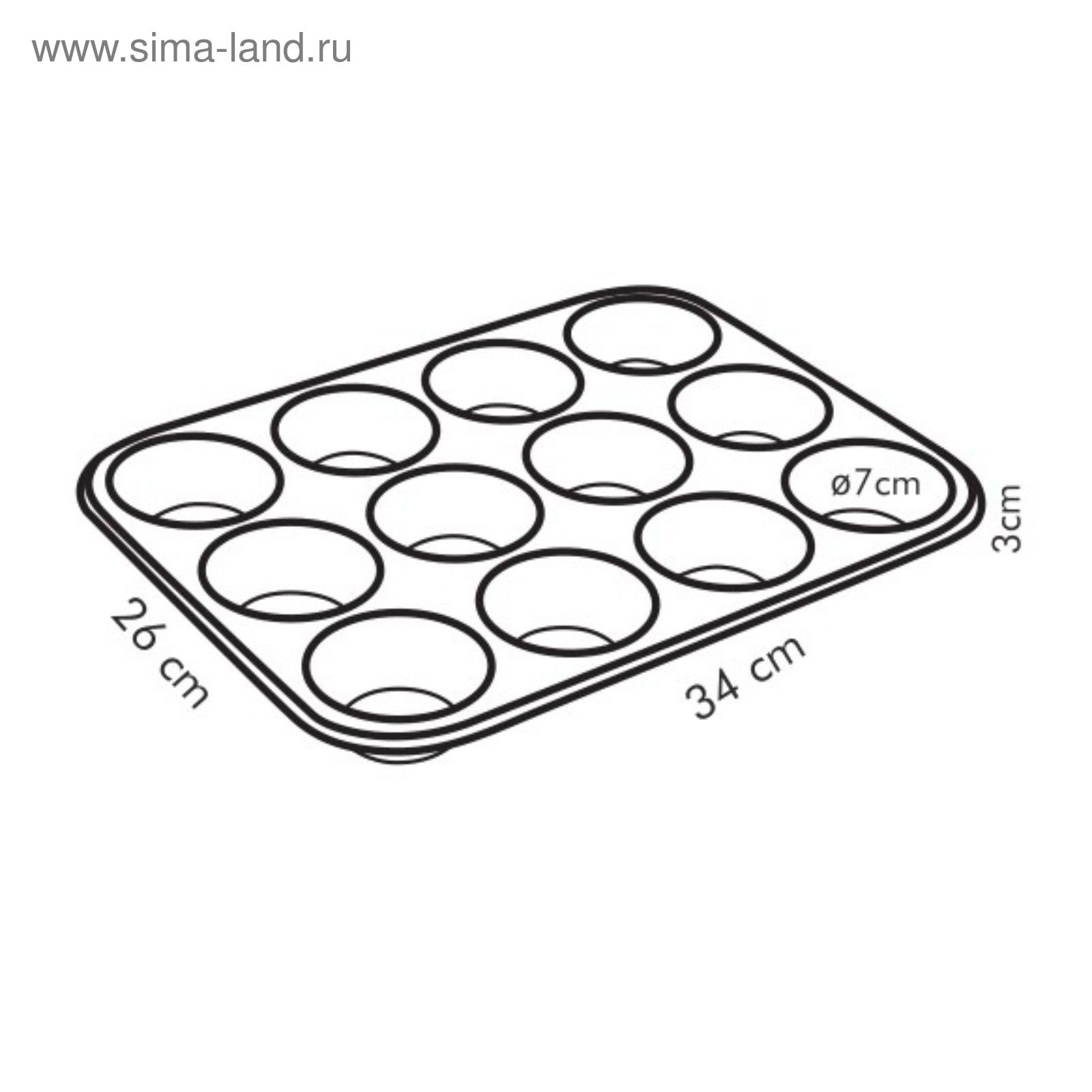 Тескома Форма Для Выпечки Корзинка Купить Сталь