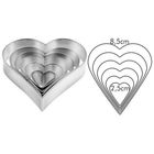 Формочки Tescoma Delicia «Сердца», нержавеющая сталь, 6 шт - фото 6049885
