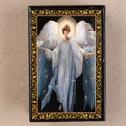 Шкатулка «Ангел с голубями», 6×9 см, лаковая миниатюра - Фото 2