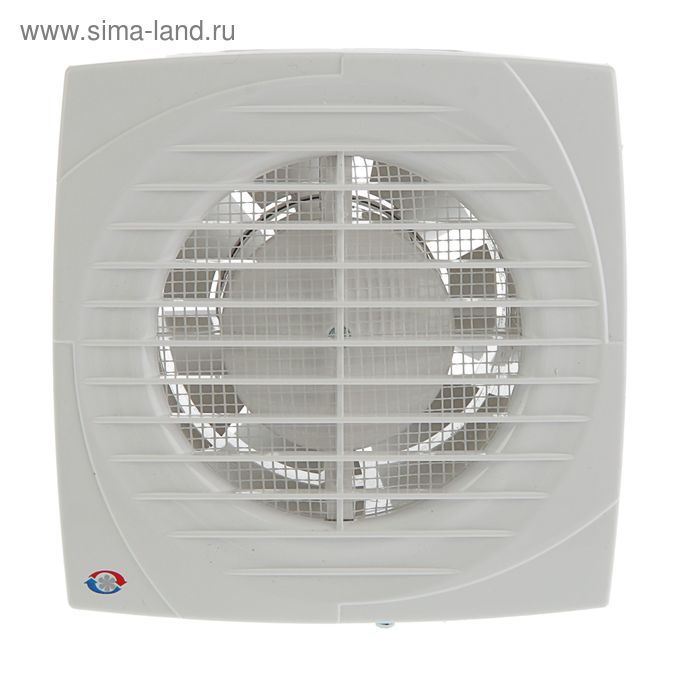 Вентилятор вытяжной VENTS 100 Д, d=100 мм, цвет белый - Фото 1