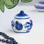 Чайник фарфор «Сувенирный», 4×4×6 см, гжель - Фото 3