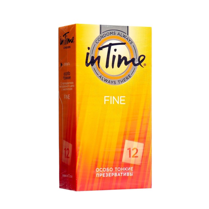 Презервативы IN TIME Fine, особо тонкие, 12 шт. - Фото 1