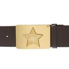 Карнавальный костюм военного для девочки, пилотка, ремень, рост 146, размер 38 - Фото 4