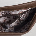 Сумка женская, отдел на молнии, наружный карман, длинный ремень, цвет коричневый - Фото 3