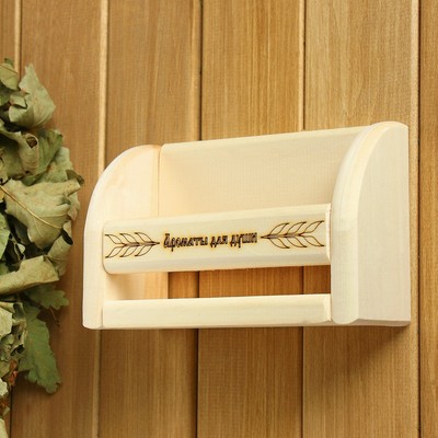 Полка для масел «Ароматы для души», 17×11 см, деревянная, «Добропаровъ»