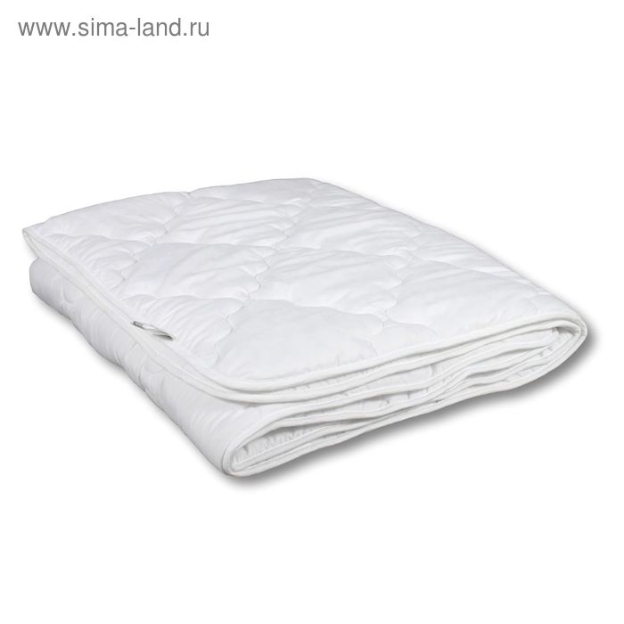 Одеяло Миродель Эконом легкое, синтетическое 140х205 см, 150гр/м, микрофибра белая - Фото 1